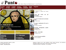 Tablet Screenshot of ilpuntomagazine.net